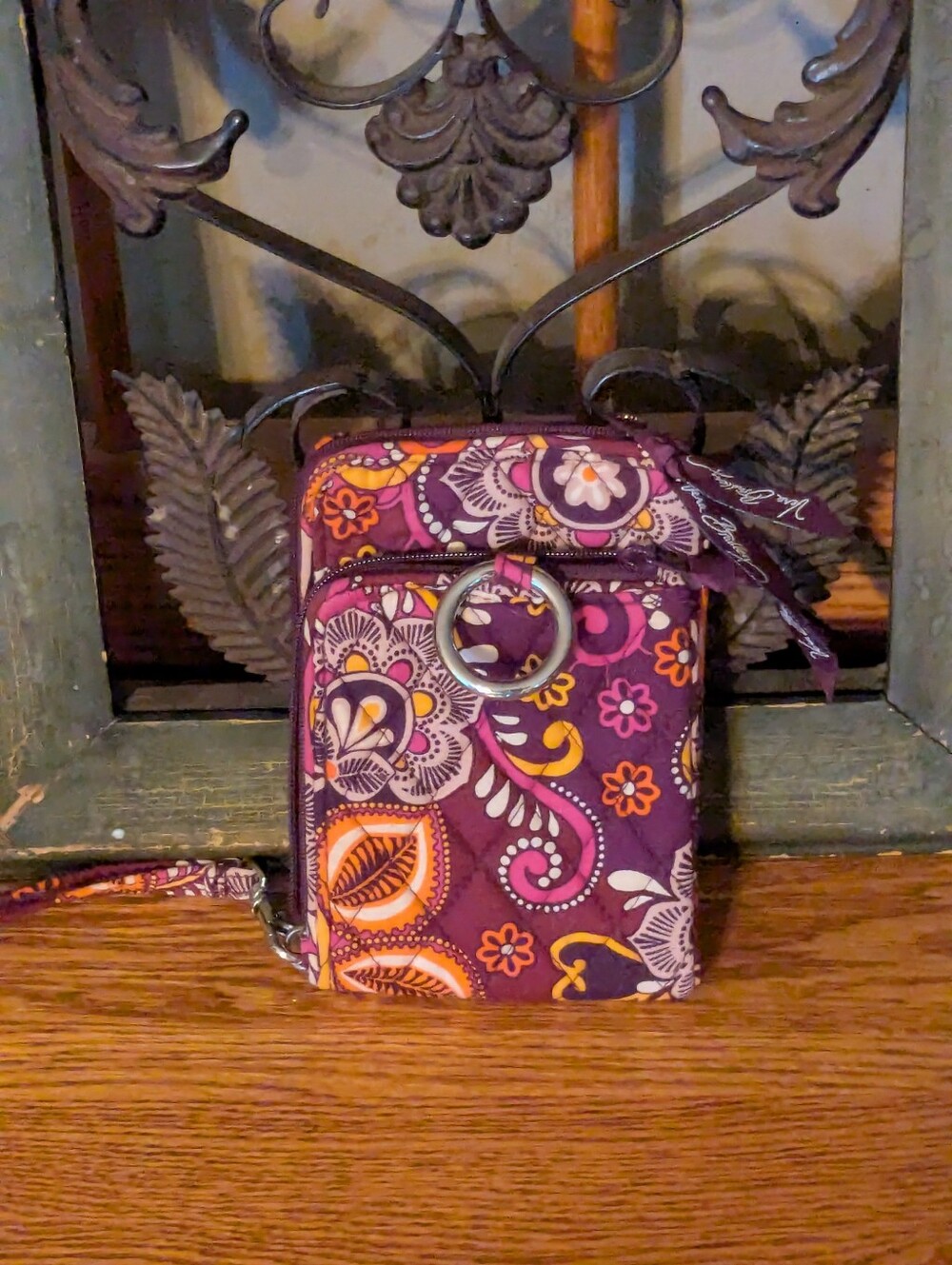 Vera Bradley Safari Sunset Double ID Wristlet Wallet